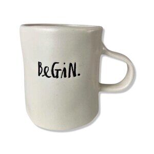 Rae Dunn Begin. Artisan Coffee Mug